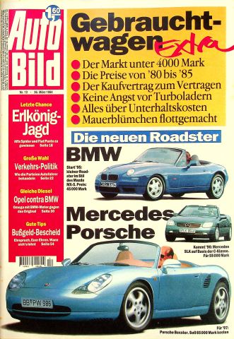 Deckblatt Auto Bild (12/1994)